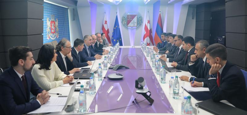 Delegation headed by Minister of Finance Tigran Khachatryan was on a two-day working visit to Georgia
